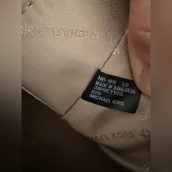 Michael Kors Saffiano Leather Satchel – Red MK Charm - Picture 8 of 13